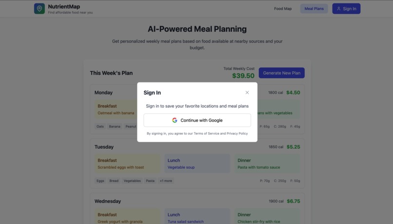 NutrientMap  – screenshot 4