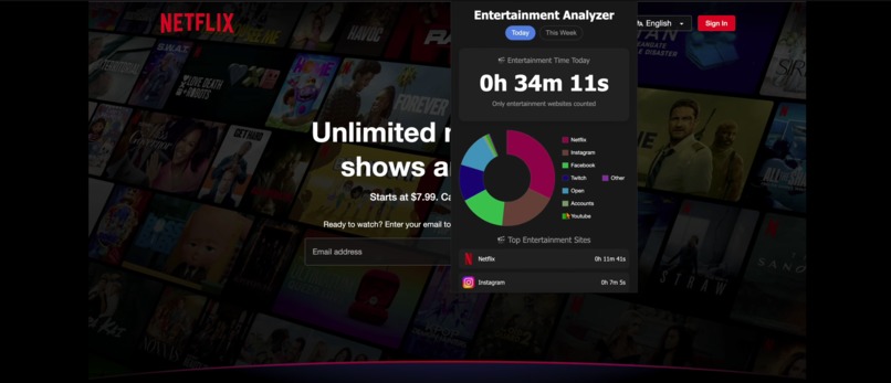 Entertainment Analyzer – screenshot 1