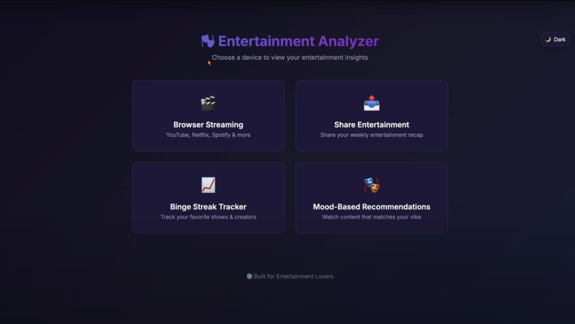 Entertainment Analyzer – screenshot 2