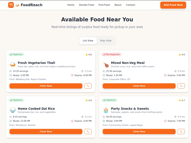 FoodReach – screenshot 3