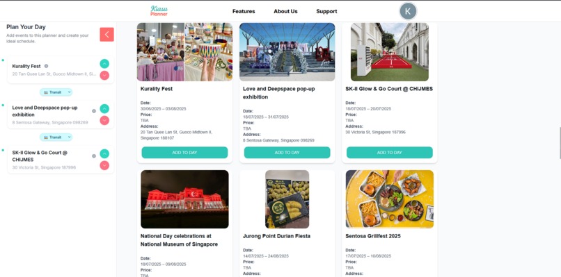 KiasuPlanner – screenshot 3