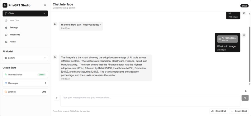 PrivGPT Studio – screenshot 2