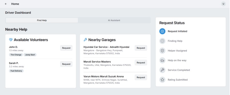 RoadRemote – Real-Time Roadside Rescue – screenshot 2
