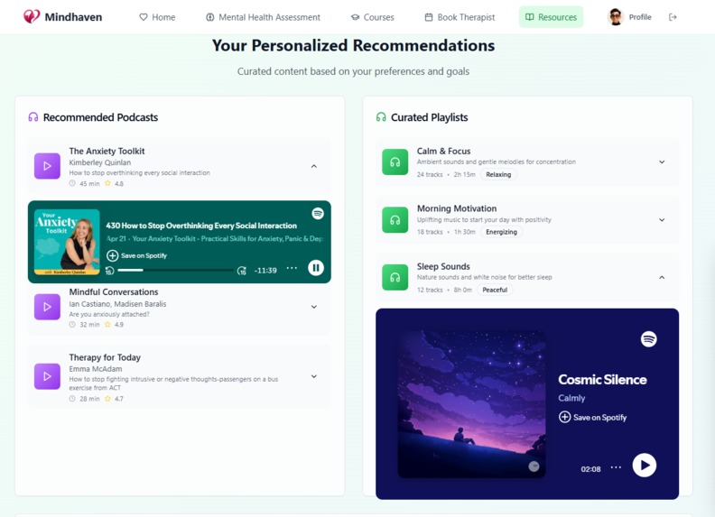 Mindhaven - Women's mental health platform – screenshot 8