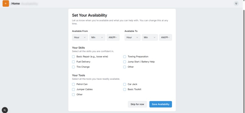 RoadRemote – Real-Time Roadside Rescue – screenshot 3