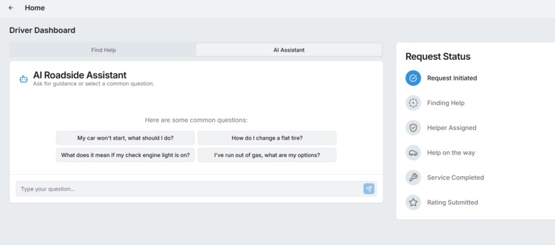 RoadRemote – Real-Time Roadside Rescue – screenshot 4