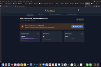 ThumbSpark - AI-Powered YouTube Thumbnail Generator
