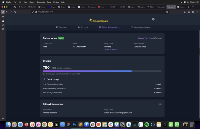 ThumbSpark - AI-Powered YouTube Thumbnail Generator – screenshot 3