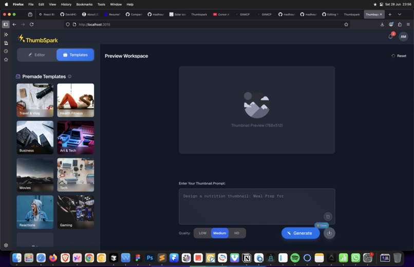 ThumbSpark - AI-Powered YouTube Thumbnail Generator – screenshot 15
