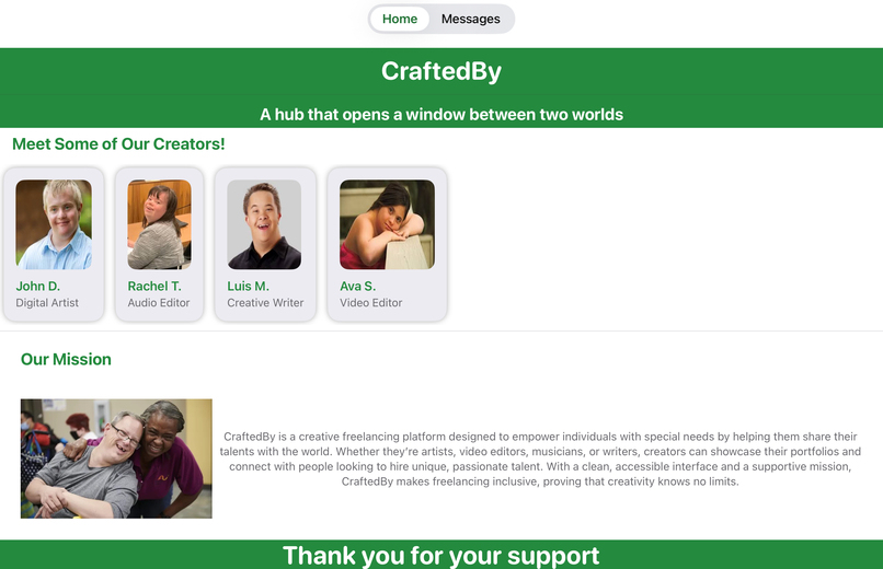 CraftedBy – screenshot 1