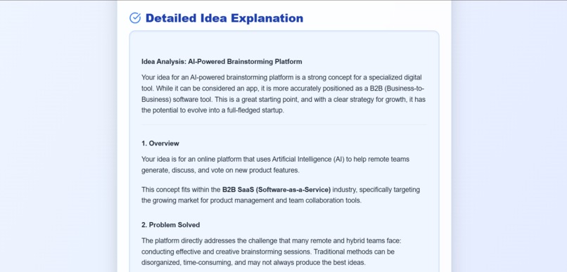 Startup Co-Pilot – screenshot 5