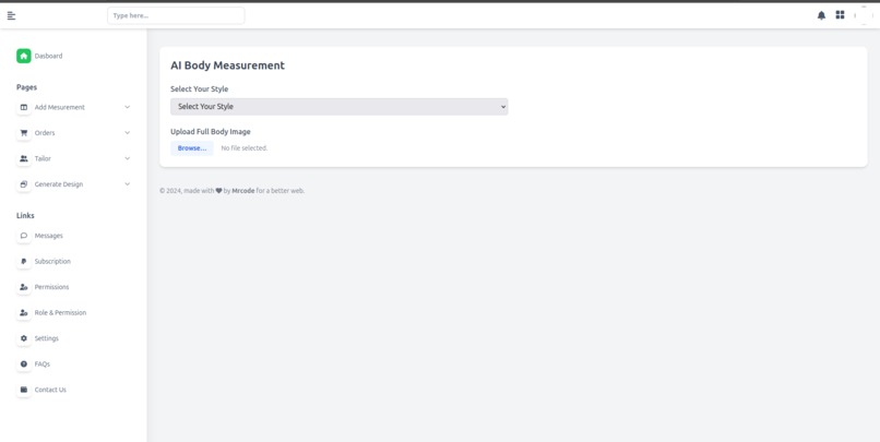 TailorPro – AI-Powered Fashion Measurement Tool – screenshot 5