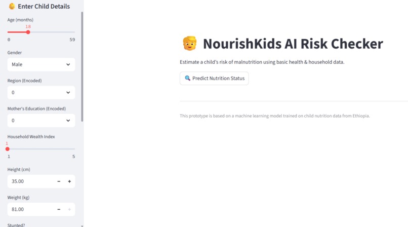 NourishKids: AI for Early Malnutrition Detection – screenshot 2