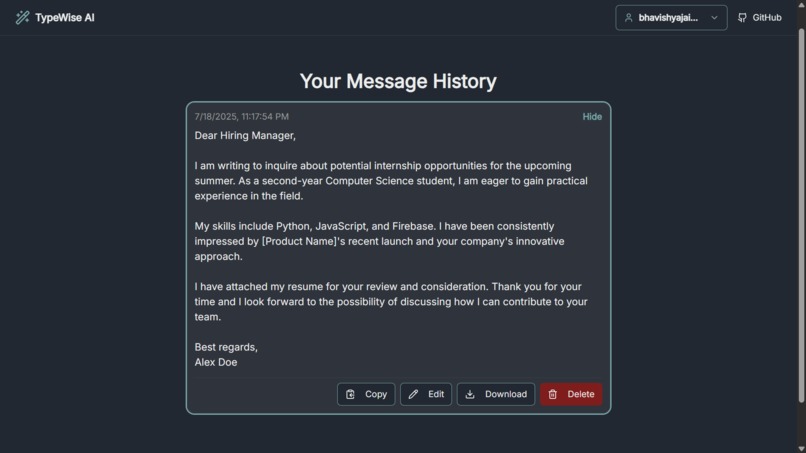 TypeWise AI – screenshot 4