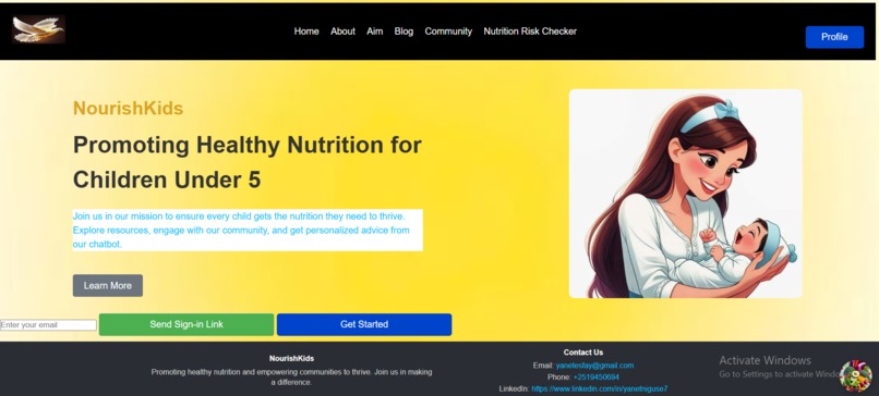 NourishKids: AI for Early Malnutrition Detection – screenshot 1
