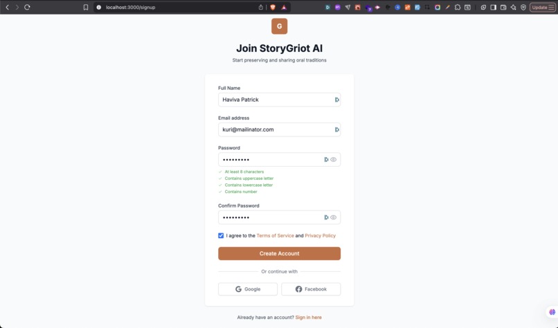 StoryGRIOT AI – screenshot 3