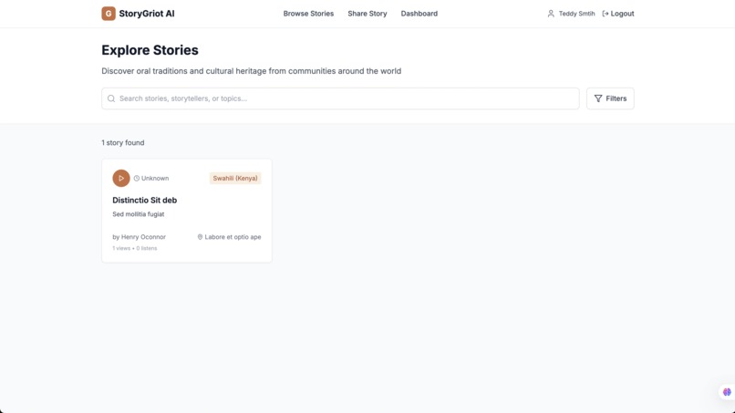 StoryGRIOT AI – screenshot 7