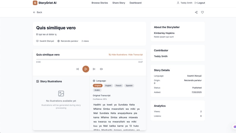 StoryGRIOT AI – screenshot 13