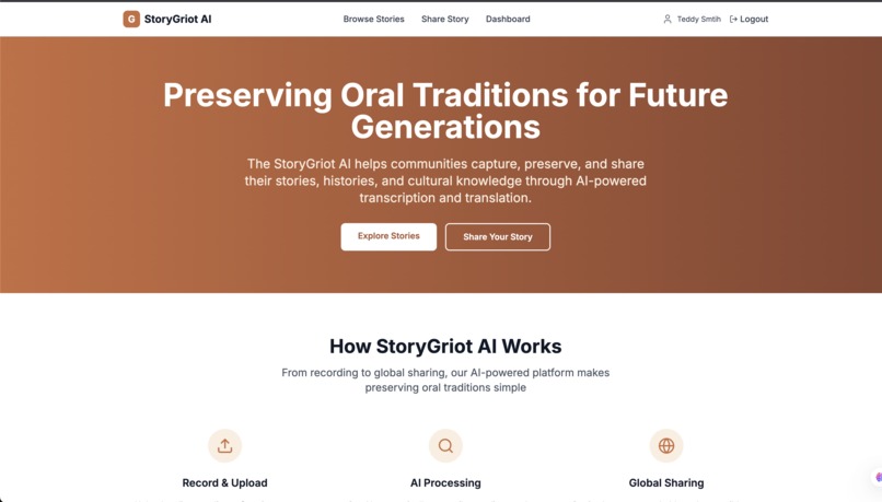 StoryGRIOT AI – screenshot 1