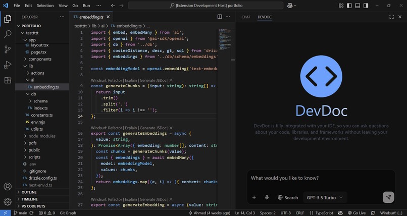 DevDoc Agent – screenshot 1