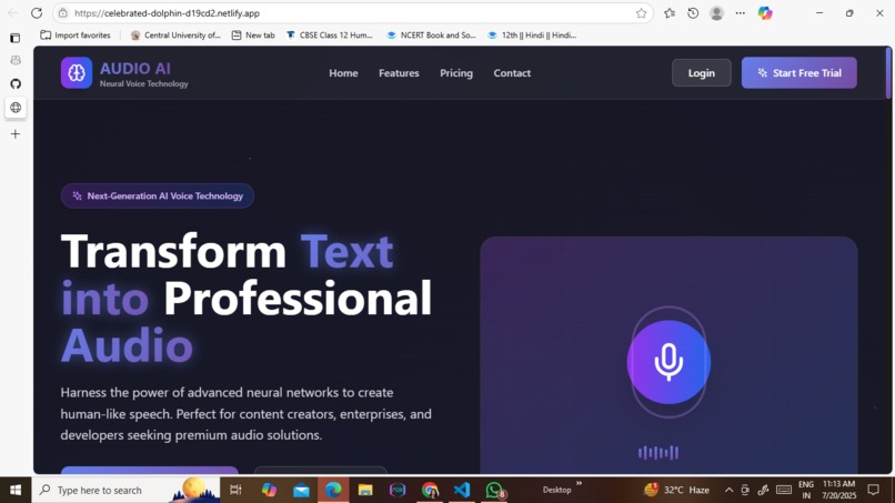 AUDIO AI – screenshot 1