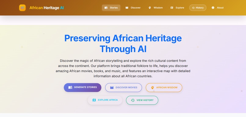  African Heritage AI – screenshot 1