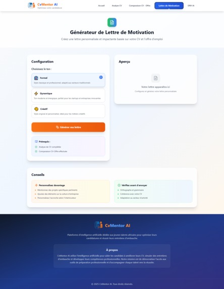 CvMentor AI – screenshot 4
