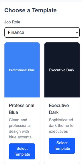 Resume & Portfolio Builder – screenshot 2