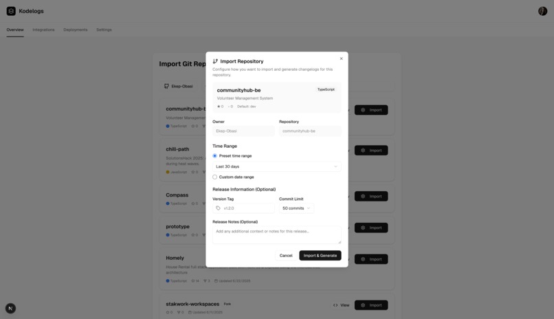 KodeLogs – screenshot 3