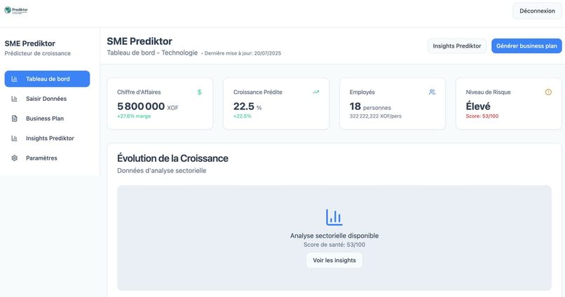 Prediktor – screenshot 1