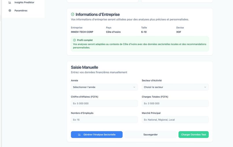 Prediktor – screenshot 2