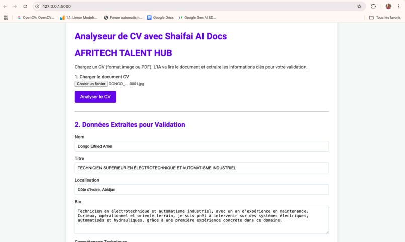 AFRITECH TALENT HUB – screenshot 1