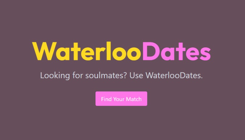 WaterlooDates – screenshot 1