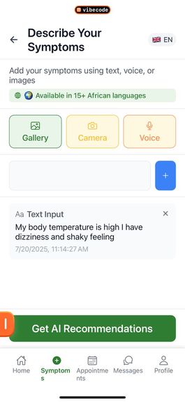 WemaCARE – screenshot 2