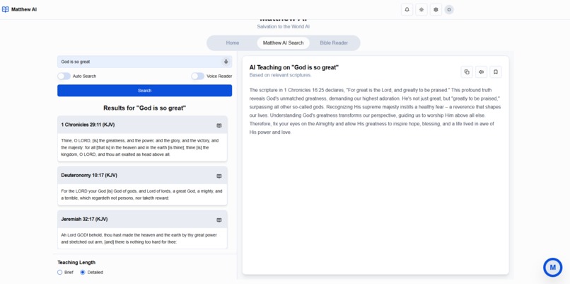 Matthew AI App – screenshot 3