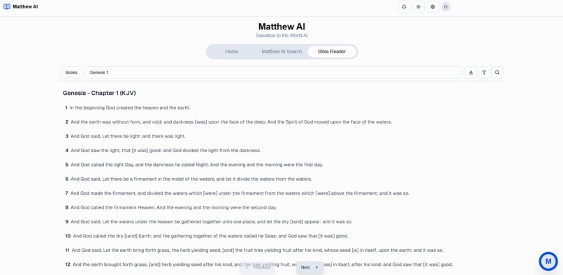 Matthew AI App – screenshot 4