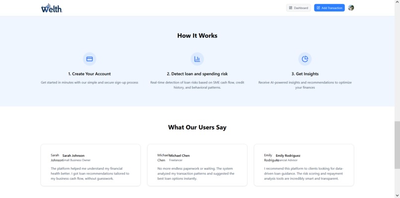 Welth – screenshot 3