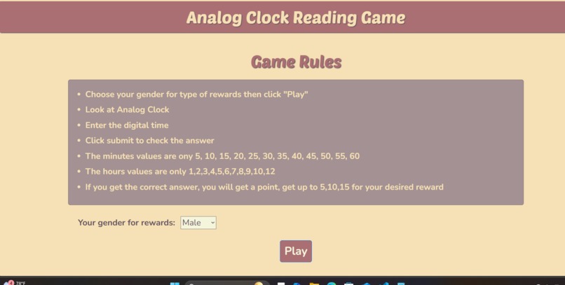 Analog Clock Reader Game For Kids – screenshot 2