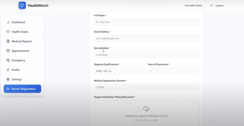 HealthMatch – screenshot 1