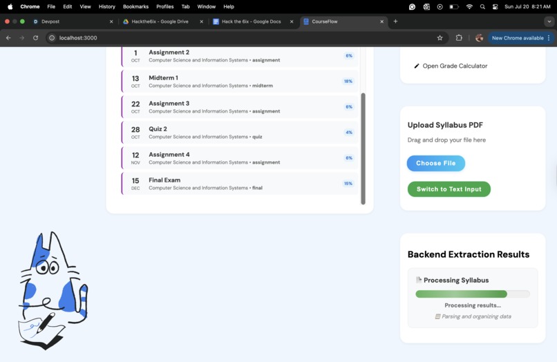 CourseFlow – screenshot 1