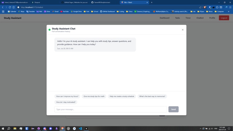 Study Assistant – screenshot 2