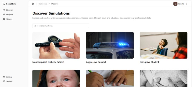SocialSim – screenshot 2