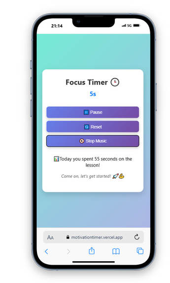 Focus Timer – screenshot 1