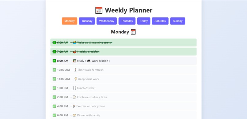 Daily Boost Planner – screenshot 1
