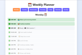 Daily Boost Planner