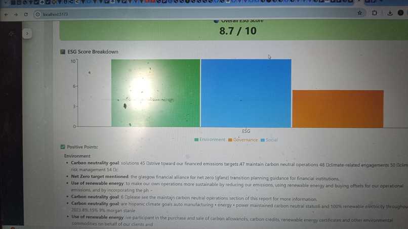 Smart Esg Analyzer – screenshot 1