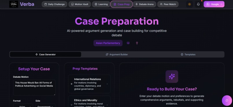 Verba – screenshot 1
