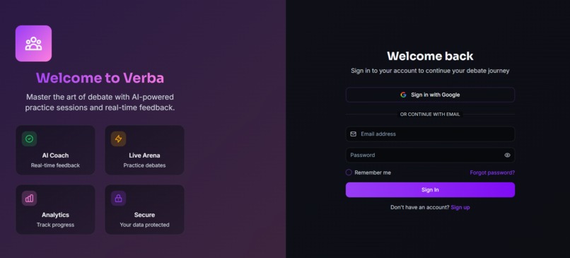Verba – screenshot 2