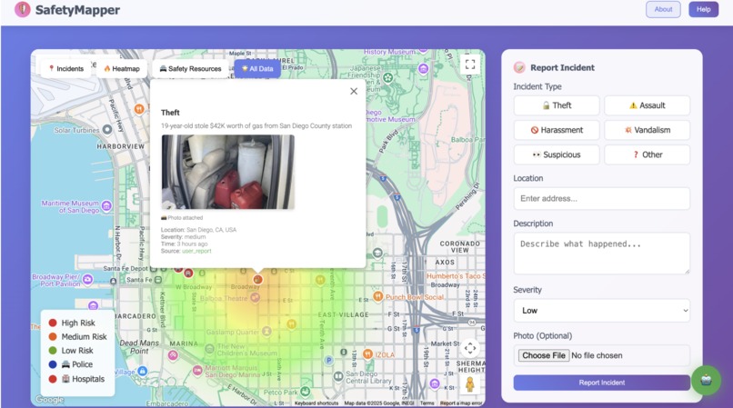 SafetyMapper - Community Safety Platform – screenshot 2