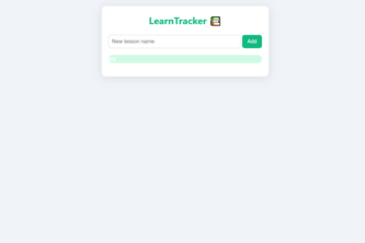  LearnTracker – Boost Your Daily Learning